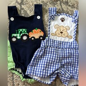 (2) Baby boys one-piece